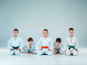 Aula de Judô para crianças